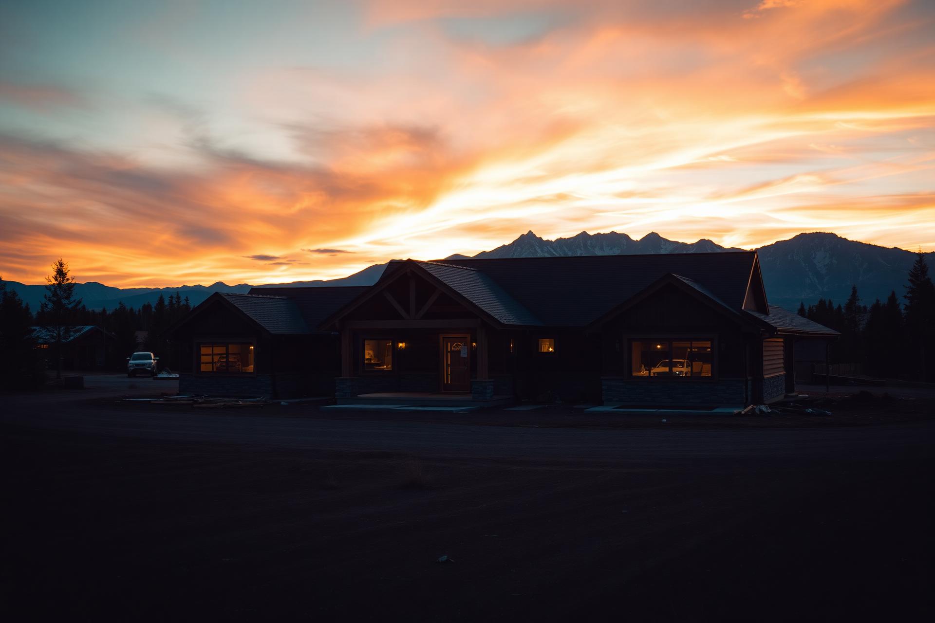 Custom Montana home built by Harden Construction in Miles City